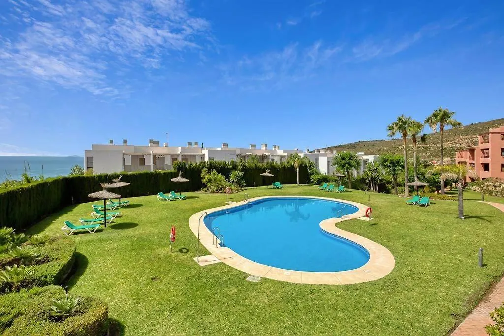 Apartment Estrella De Mar Zeezicht En Uitkijk Op Gibraltar 40M2 Terras Incl Zwembad Las Garzas Manilva Spanien