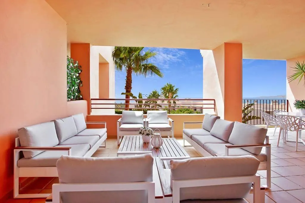 Daire Estrella De Mar Zeezicht En Uitkijk Op Gibraltar 40M2 Terras Incl Zwembad Las Garzas Manilva