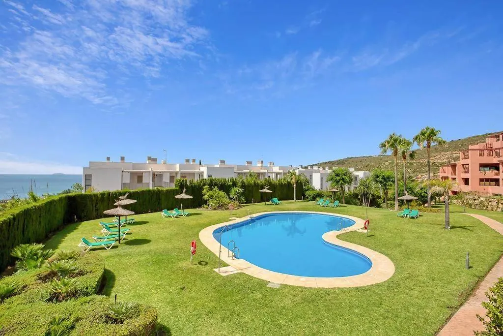 Estrella De Mar Zeezicht En Uitkijk Op Gibraltar 40M2 Terras Incl Zwembad Las Garzas Manilva Daire
